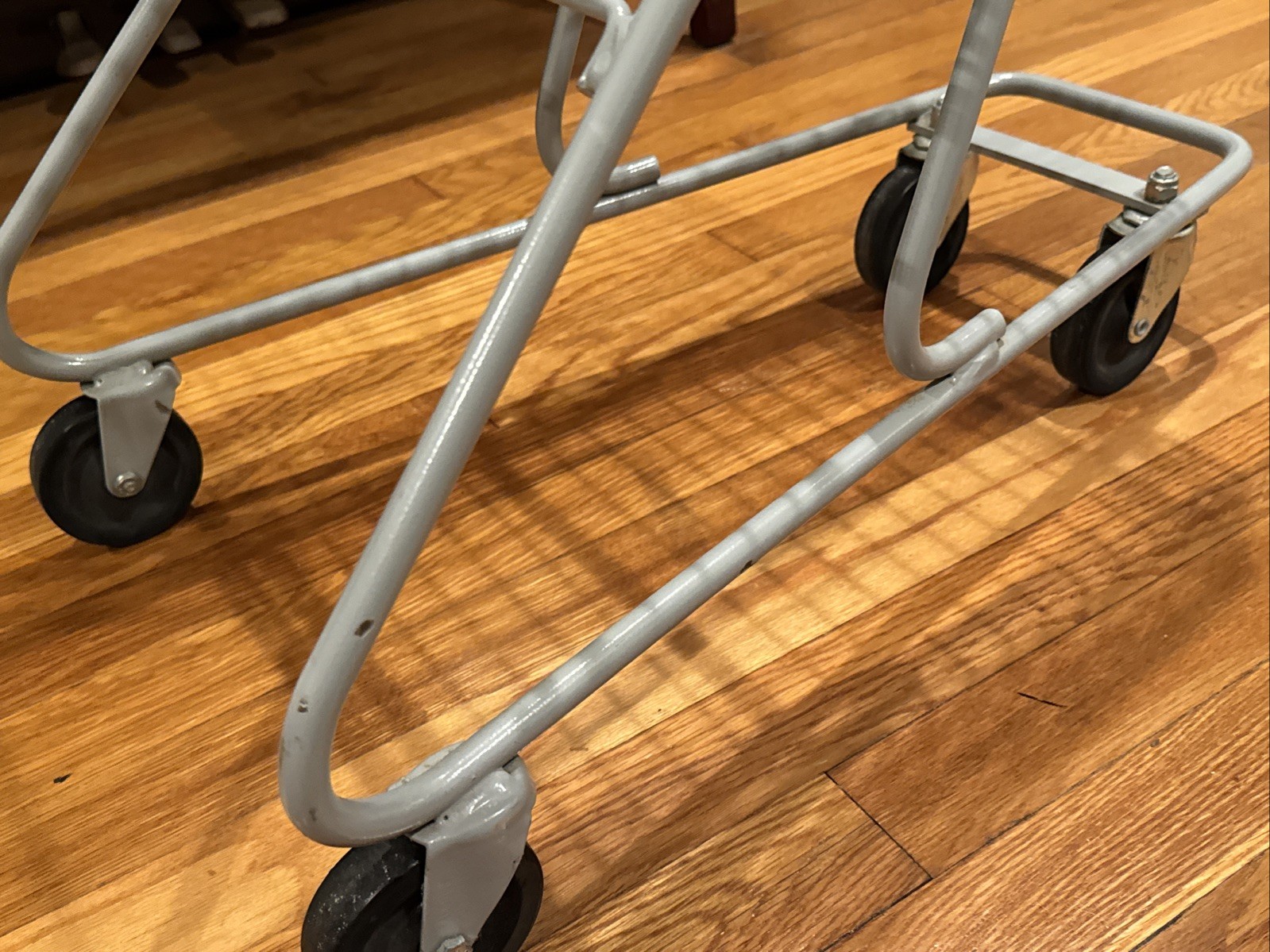 Kids Mini Shopping Cart - Kings Grocery Store Metal Rolling Buggy Baby Doll Toy