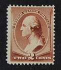 CKStamps: US Stamps Collection Scott#210 2c Washington Mint HR OG
