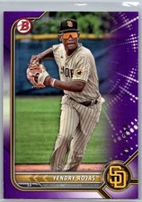 2022 Bowman Draft Purple /250 Yendry Rojas #BD-2 San Diego Padres