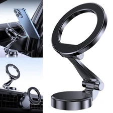 Universal 360° Magnetic Phone Holders Suction Cup Car Mounts with Foldable Stand