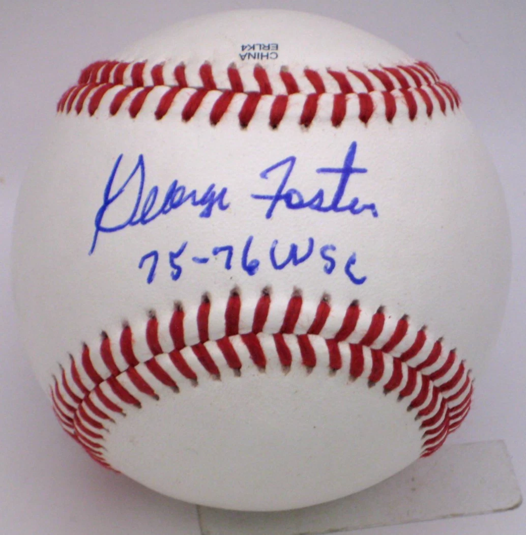 祝首位打者❗️Luis Areaez直筆サイン　MLB Auto George Foster MLB Original Autographed Items for sale | eBay