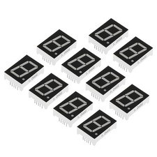 10Pcs Common Cathode 7Segment 10Pin 1Bit 3.3V 1" LED Display Green