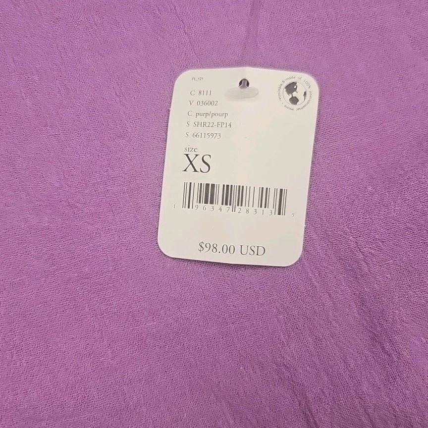 NEW Jen’s Pirate Booty x Free People Graffiti Bridge Top in Purple Size XS - Image 4 of 4