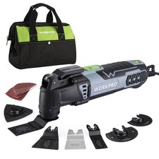 WORKPRO 3.0Amp Oscillating Multitool Saw Tool Set with Replaceable Saw Blade Set