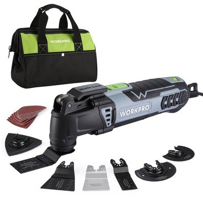 WORKPRO 3.0Amp Oscillating Multitool Saw Tool Set with Replaceable Saw Blade Set
