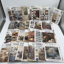 Lot of 28 Vtg Home Dec. & Crafts Butterick Mc...