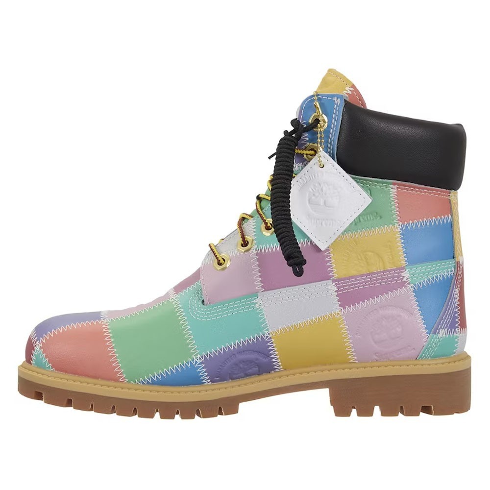 TB0A5TBZA6B Supreme Timberland Patchwork 6 Inch Premium Boot Multicolor (Men's) image 2