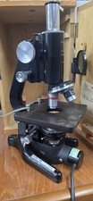Vintage W. Watson & Sons Service 1  Microscope - 1961 Cased