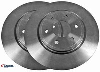 2X Bremsscheibe Ackoja A38-80012 2 Bremsscheiben Vorderachse Vorne FüR Nissan