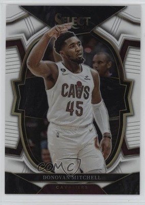 2022-23 Panini Select Concourse White Prizm 90/149 Donovan Mitchell #31 0x4y
