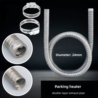 304 SS Wellrohrverlängerung 22mm x 100cm für Webasto Heizungsanlage