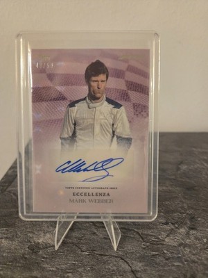 Topps F1 Eccellenza 2025 Mark Webber Veterano Auto /50