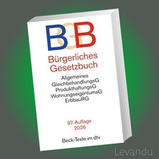 Bürgerliches Gesetzbuch (BGB) | Beck-Texte i...