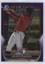 2023 Bowman Draft Chrome Purple Refractor /250 Welbyn Francisca #BDC-62 09an
