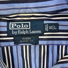 Polo Ralph Lauren vintage 1980s Regent Men's L button up striped classic shirt