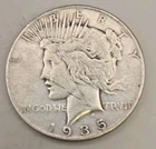 1935 Peace Silver Dollar - Philadelphia Mint