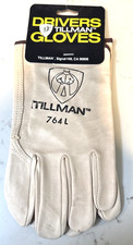 Tillman 764 Leather Roping Construction Farming Drivers WORK GLOVES- Large