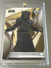 Marketplace image: Star Wars Smugglers Outpost Chrome Black Pirate Captain Brutus 1/1 Superfractor