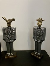 Lot of 2 Vintage Anthropomorphic Costume Animals Figures