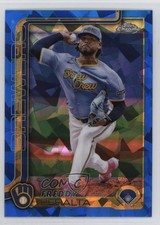 2025 Topps Chrome Sapphire Edition Freddy Peralta #95 1oc2