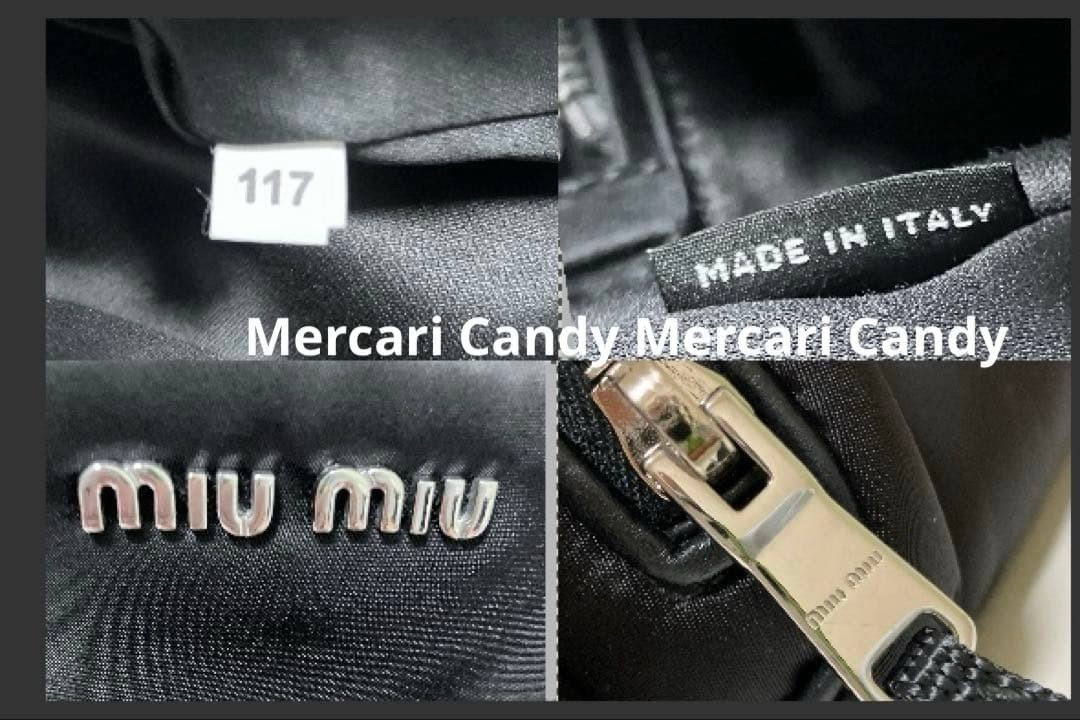 Genuine miumiu cat patch backpack final price gre… - image 6