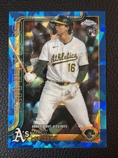 2025 Topps Chrome Update Sapphire Nick Kurtz RC Rookie Debut #USC180 Athletics
