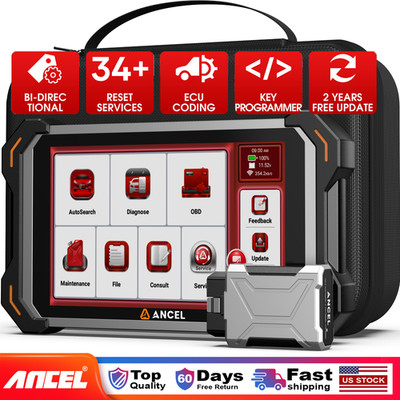 ANCEL DS600 BT Bluetooth Bidirectional OBD2 Scanner Car Diagnostic ECU Coding