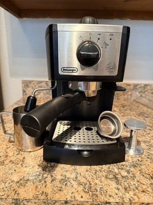 DeLonghi EC-155 Espresso & Cappuccino Machine 15 Bar w/ Accessories