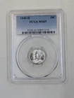 1945 D 10C PCGS MS65 Mercury Dime