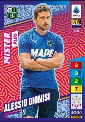 Panini Footballers Adrenalyn XL Serie A 2023-24 489 Dionisi Sassuolo Mister PLUS