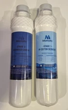 Marriotto Stage 1 Sediment & Stage 2 Activated Carbon Water Filter 2-Pack