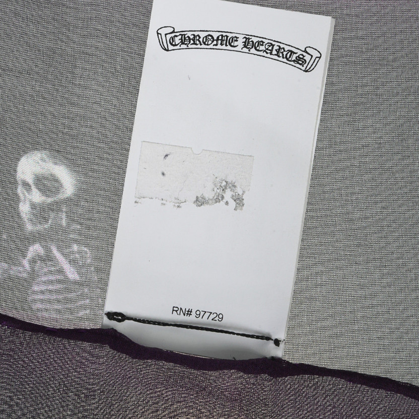 Chrome Hearts 2010 Pity Saladino Silk Scarf XL - Authentic thumbnail 5