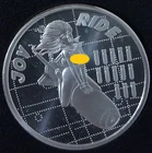 1 oz Silver Round/Medal 2017 Joy Ride – Bomber Girl Deanna – Hawkcansun Series 1