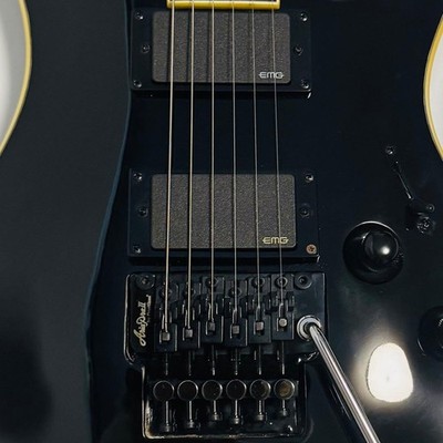Aria Pro II XM-9 BK EMG Black Electric Guitar Used From Japan with