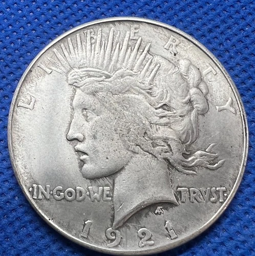 1921-P Peace Dollar - KEY DATE RARE F-VF ##853