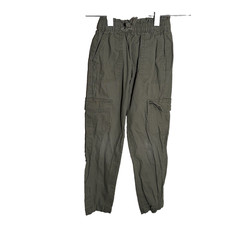 Magellan Pants Boy's XS 6-6X Green Cargo Outdoor Solid Flex Casual
