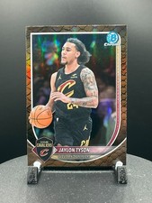 2025-26 Bowman Basketball CHROME Reptilian Refractor BCV-173 Jaylon Tyson, Cleve