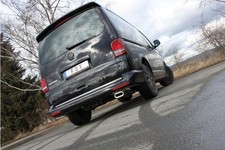 Racinganlage ab Kat 1x160x80mm flachoval Absorber Frontantrieb für VW Bus T5 T6