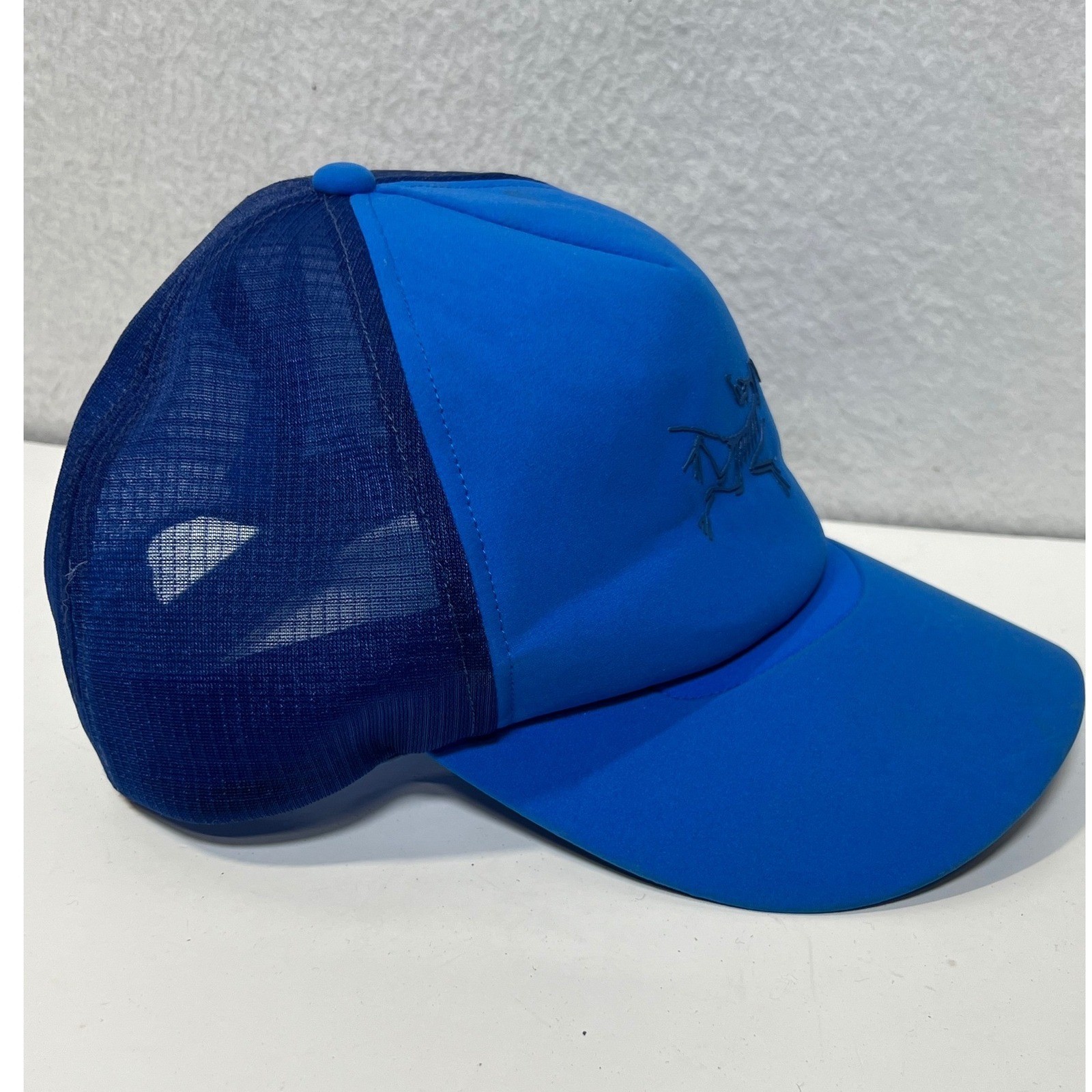 Arcteryx Blue Trucker Hat Embroidered Bird Logo One Size Fits All Mesh thumbnail 8