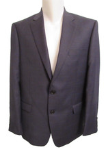 LAUREN RALPH LAUREN mens solid gray 100 WOOL sport coat suit jacket blazer 42 R