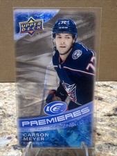 2022-23 Upper Deck Ice Premieres MINI Carson Meyer /15! Columbus Blue Jackets