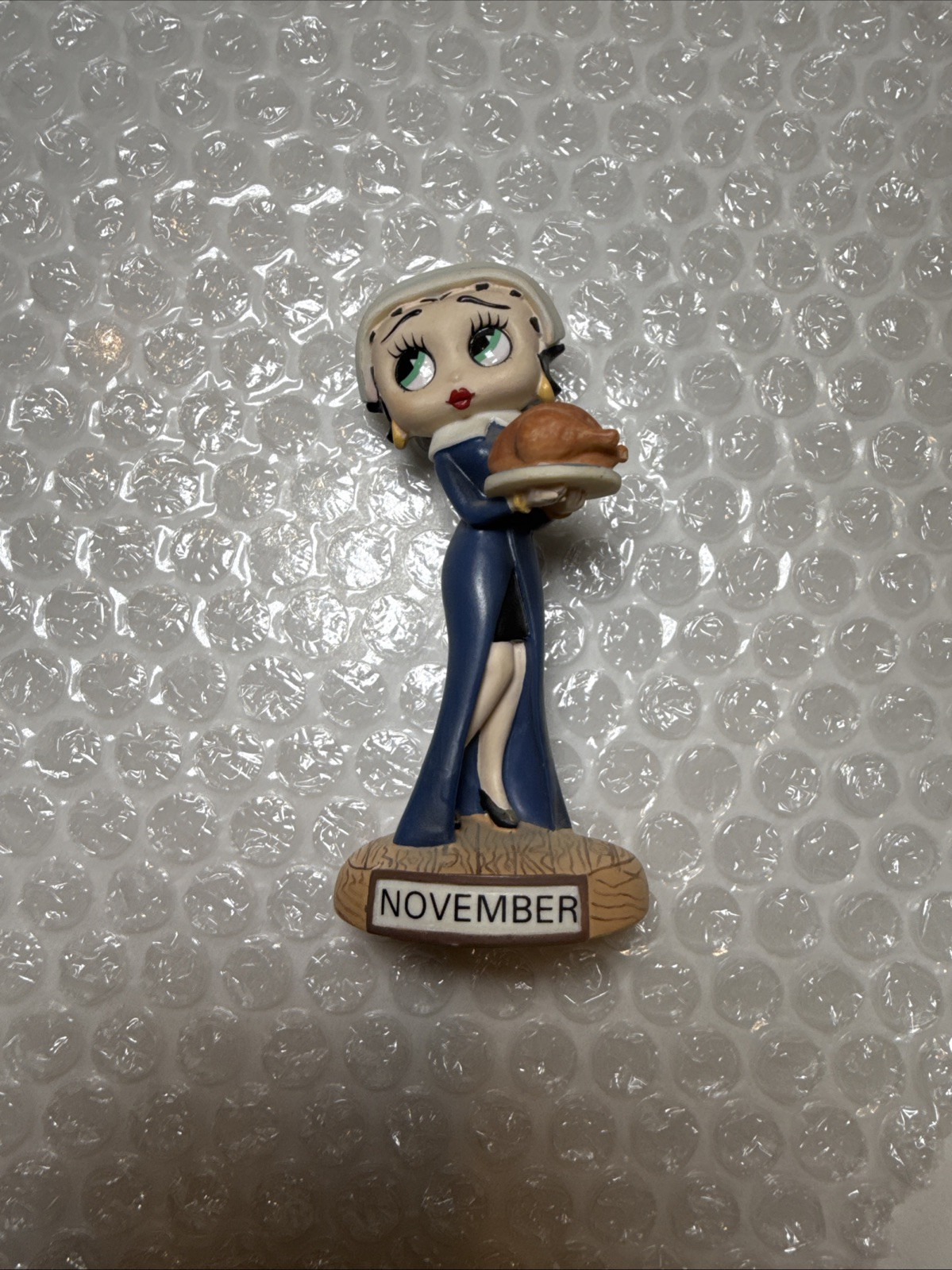 【激激レア☆稀少】　ダンバリーミント Betty boopフィギュアカレンダー BETTY BOOP Boopin' Through The Year Danbury Mint 12 Figurine Wall