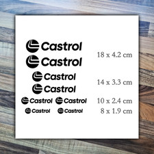 Aufkleber Set Motorsport Sponsor 8-teilig aus Folie Tuning Sticker Auto Motorrad