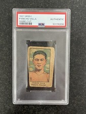 1921 W551 Hand Cut - Pancho Villa - Rookie PSA Authentic - Rare RC