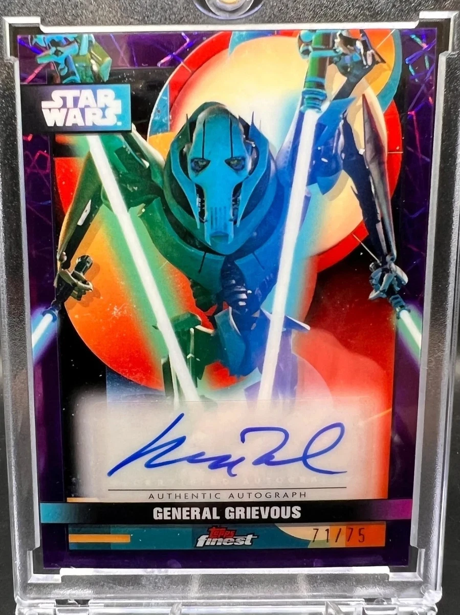 Topps General Grievous Star Wars Collectable Trading Cards for