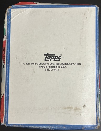 1982 Topps Baseball Empty Display Wax Box - Picture 6 of 8