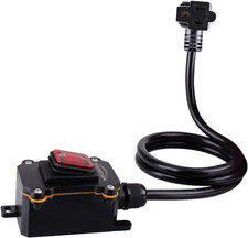 Heavy Duty Waterproof Extension Cord with On/Off Switch,Inline Cord Switch with