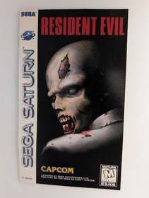 Resident Evil Sega Saturn 1997 Long Case Excellent Condition 