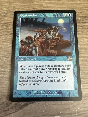 Overburden  Prophecy MTG