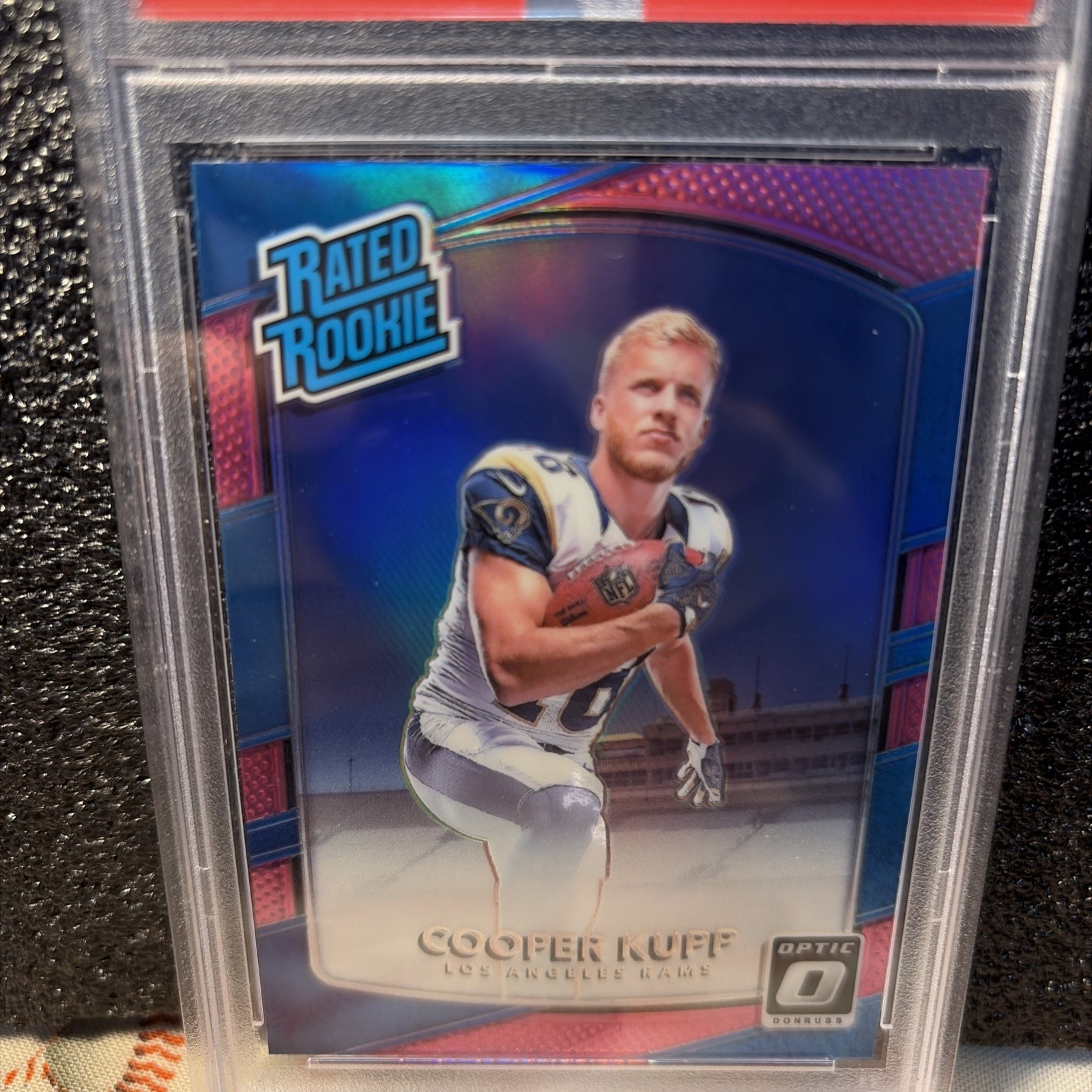 2017 Panini Donruss optic rated rookie Cooper Kupp pink number 179 PSA 10 GEM MT